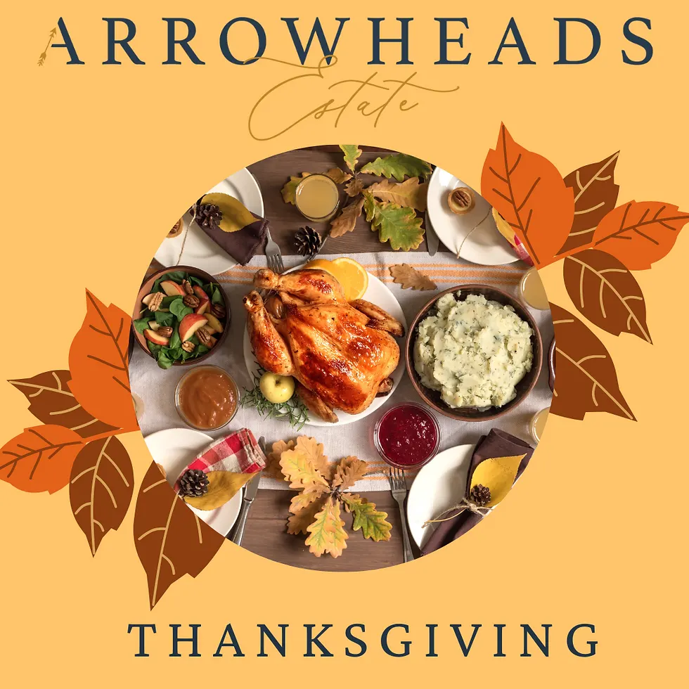 Thanksgiving With Arrowheads Estate